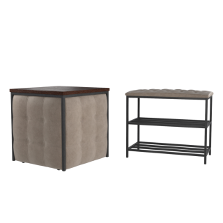 Пуф 6в1 та банкетка для взуття